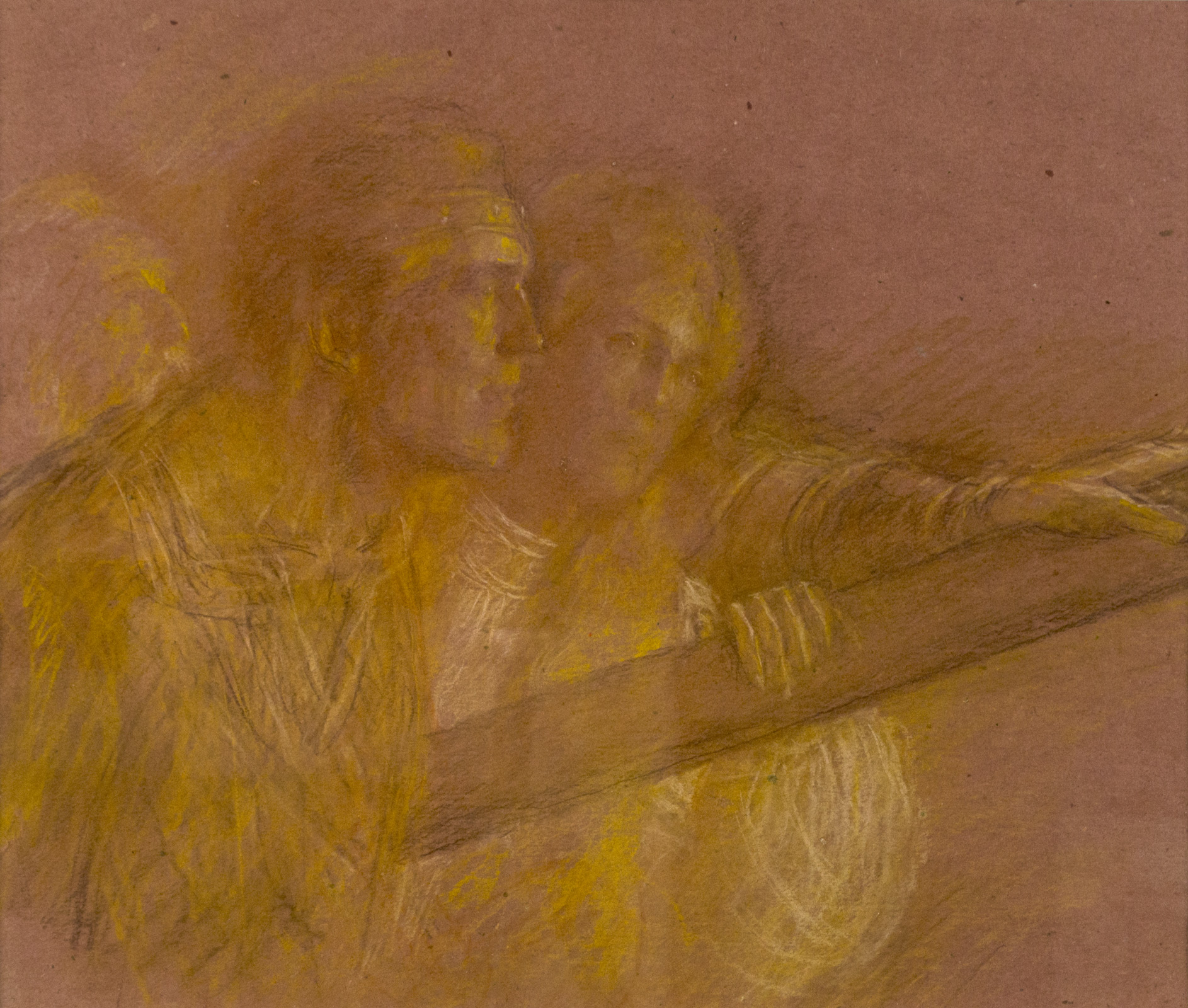 Study of “Nephi and His Wife Hold to the Iron Rod”