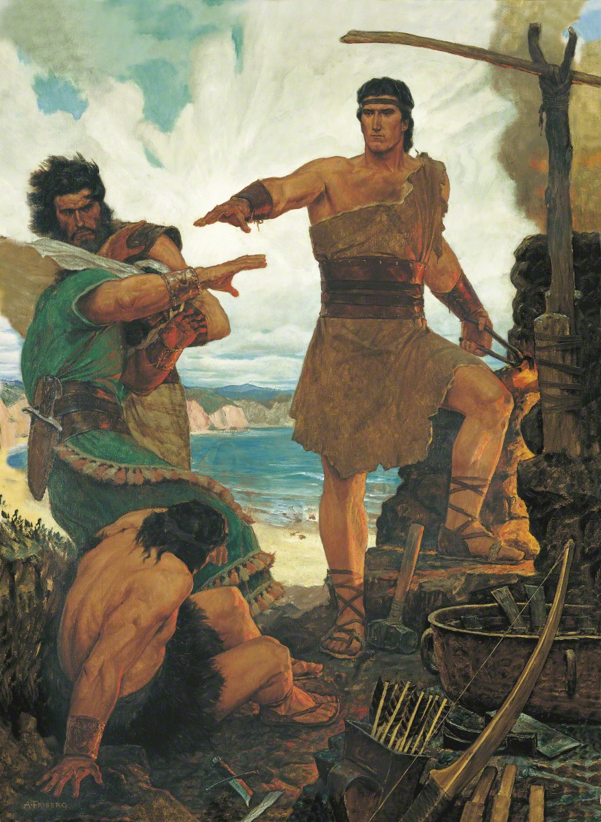 Nephi Subdues His Rebellious Brothers