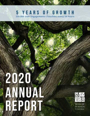 Cover of BMC Annual Report 2020. Cover of BMC Annual Report 2020.