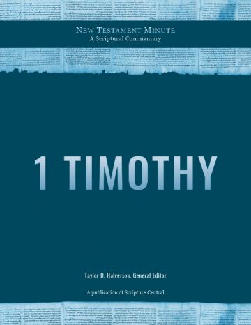 Cover of New Testament Minute: 1 Timothy by John S. Thompson. Cover of New Testament Minute: 1 Timothy by John S. Thompson.