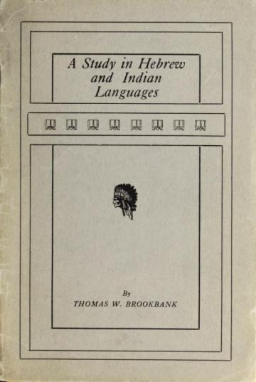 A Study in Hebrew and Indian Languages A Study in Hebrew and Indian Languages
