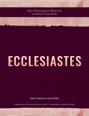 Cover of Old Testament Minute: Ecclesiastes by Wally Breitenstein. Cover of Old Testament Minute: Ecclesiastes by Wally Breitenstein.