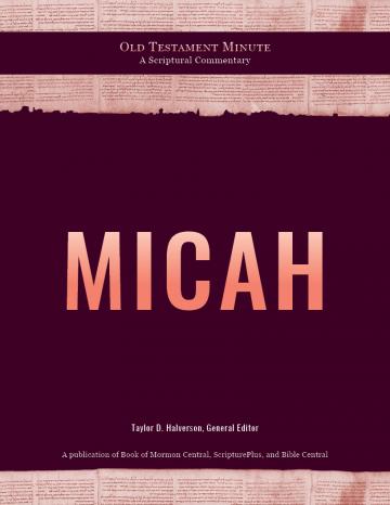 Cover of Old Testament Minute: Micah by Noe Correa.