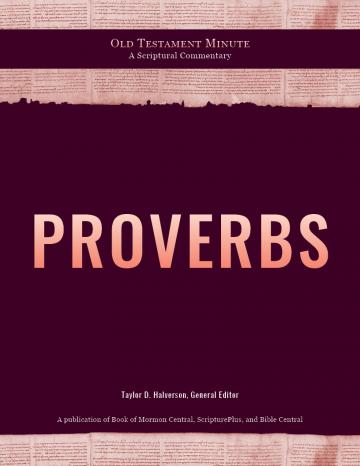 Cover of Old Testament Minute: Proverbs by Ryan Davis.