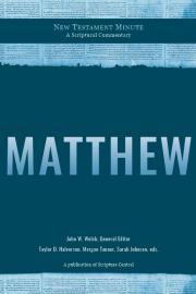 Cover of New Testament Minute: Matthew by John W. Welch.