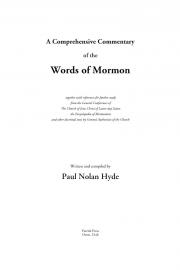 A Comprehensive Commentary of the Words of Mormon