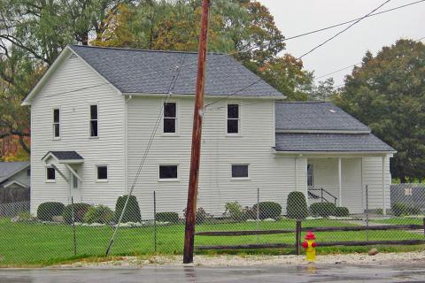 Photograph of the Whitney Home taken in 2001.
