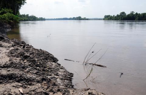 View of the Missouri River from Miami, MO. Taken in 2008.