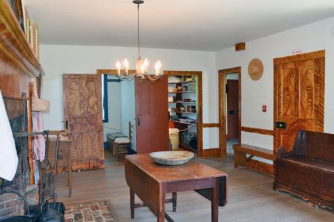 Interior view of the Johnson home. Taken in 2017.