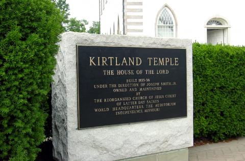 Signage at the temple. Taken in 2002.