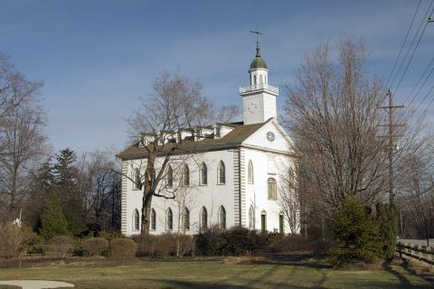 Early spring view of the Kirtland Temple. Taken in 2009.