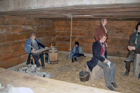 Representation of how the Prophet's time in the jail was spent. Taken in 2007.