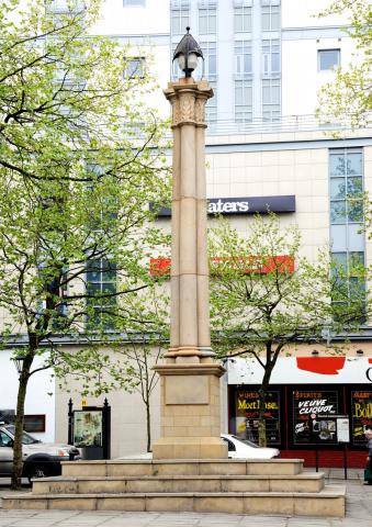 This obelisk was standing in Market Place, Preston when the 1837 missionaries began their labors in England. Taken in 2009.