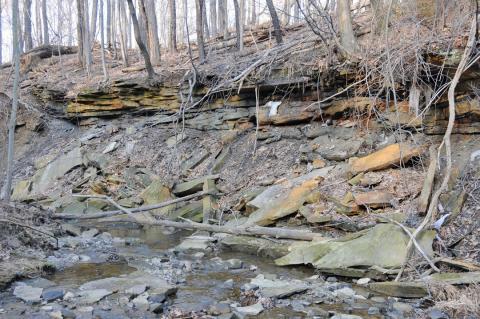 The quarry, further upriver. Taken in 2009