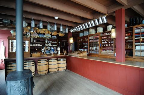 Interior view of the Newel K. Whitney Store, taken in 2009. The "Newel K. Whitney, thou art the man" story happened here.